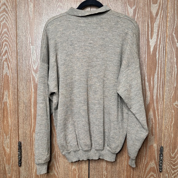 Vtg St Croix Shop Mens XL Sweater Long Sleeve Collared Button Neck Knit Menswear - Picture 6 of 7